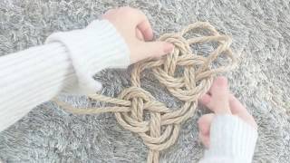 Shibari Pretzel Knot Double coin knot [upl. by Schapira]