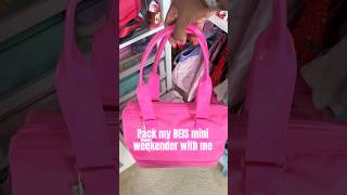 Pack my BEIS mini weekender with me packingtips packingideas minivlog beistravel packwithme [upl. by Rehpotsirhc461]