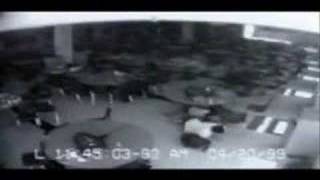 Columbine shooting cafeteria footage Harris Klebold [upl. by Nedi]