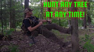 ONE STICK Climbing Method  The most versatile climbing method for saddle hunting  How To Tutorial [upl. by Sawyere]