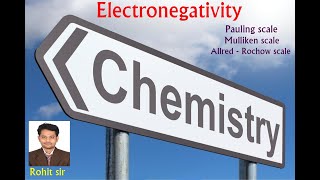 Electronegativity IIT JEE  Pauling  Mulliken  Allred amp Rochow scale  ByRohit sir [upl. by Py]