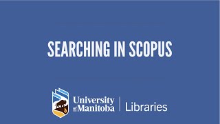 Searching In Scopus [upl. by Carleton623]