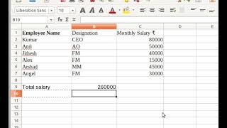 Computerised Accounting  PracticalsSUMSUMIF [upl. by Deming211]