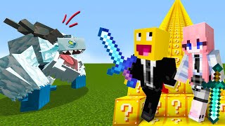 MINECRAFT LEDENO CUDOVISTE vs 20 LAKI BLOKOVA [upl. by Dennard941]