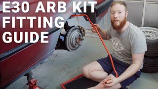 BMW E30 Sway Bar Installation Guide Front amp Rear ARB How To Fit Eibach Anti Roll Bar Review  041 [upl. by Amiel]