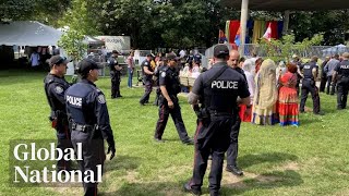 Global National Aug 5 2023  Several hospitalized as Toronto festival turns violent [upl. by Aissatsan]