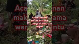 Acara makan bersama di pintu irigasi [upl. by Arhna]