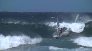 Brawzinho Testing 2012 North Sail at Hookipa Maui [upl. by Alleber459]