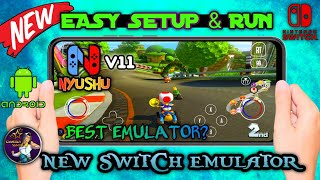 🔥NYUSHU V11 EMULATOR NEW UPDATE EASY SETUPGAMEPLAY 🤯 NEW NINTENDO SWITCH EMULATOR ANDROID [upl. by Irac102]