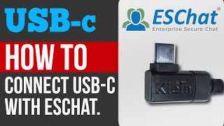 How to connect USBc PushToTalk accessories to the ESChat PTT application [upl. by Guzel203]