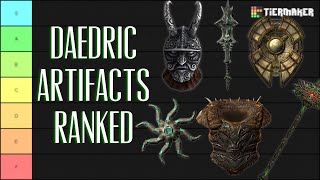 Ranking ALL DAEDRIC ARTIFACTS in Skyrim AE [upl. by Leummas811]