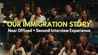 Our Philippine Immigration Story  almost got offloaded  second interview experience [upl. by Allayne883]