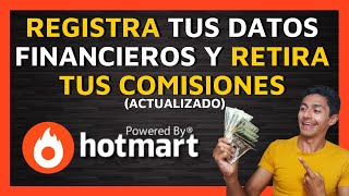 ✍ Como registrar mis DATOS FINANCIEROS para Retirar las COMISIONES en Hotmart 2024 ✅ [upl. by Nortal]