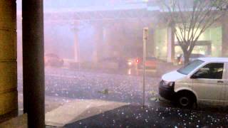 Severe Hail Storm Brisbane 271114 [upl. by Hurst]