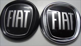 HowTo  Pintando Emblema Fiat [upl. by Greenes]