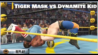 WWE 2K23  Tiger Mask vs Dynamite Kid [upl. by Alten]