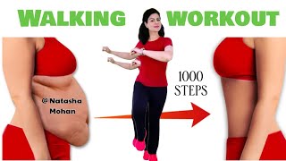 Walk 1000 Steps in 10 Minutes  Daily Workout At Home  Easy On Knees [upl. by Notxap]