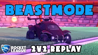 BeastMode Ranked 2v2 POV 510  Rocket League Replays [upl. by Hasin]