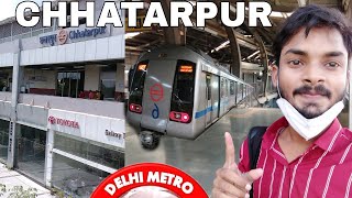 Chhatarpur Metro Station  Chhatarpur New Delhi  travel amp all tour Guide  Mithun Hansraj [upl. by Had265]