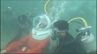 modi in dwaraka🙏🙏🙏🙏 ll PM modi dives to pray at ancient dwaraka under the sea llyoutubevideos [upl. by Annayek]