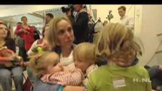 record challenge breastfeeding with 80 kids 2892008 the Netherlands [upl. by Wahkuna]