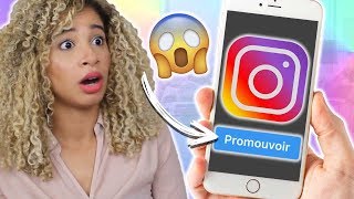 LA VÉRITÉ SUR LE BOUTON PROMOUVOIR DINSTAGRAM 😱 [upl. by Anital]