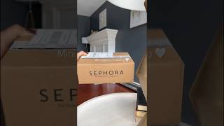 Mini Sephora Unboxing 🤍 sephorahaul unboxing summerfridays lipgloss [upl. by Glavin]