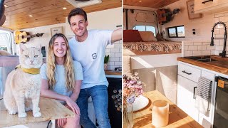 DIY Cargo Van Conversion  STUNNING CAMPERVAN with CLEVER STORAGE HACKS 💡 [upl. by Loughlin15]