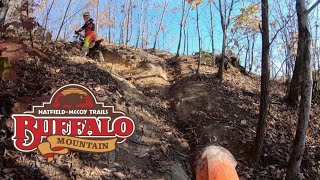 Hatfield and McCoy Trails 2019  Buffalo Mountain  Single Track Dirt Bike 186 amp 197 [upl. by Anauqed692]