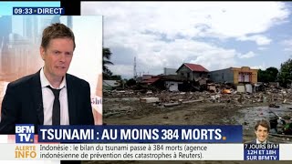 Indonésie le bilan du séisme s’alourdit à 384 morts [upl. by Reld720]