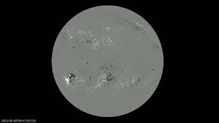 Actividad solar del 4 al 11 de abril del 2023 vista con SDO y SOHO [upl. by Schreiber]