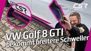 Neue Schweller für den VW Golf 8 GTIㅣCSRAutomotive [upl. by Kidder]