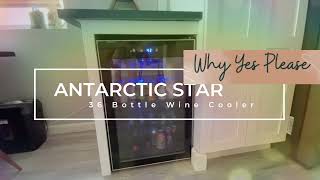 ANTARCTIC STAR 36 Bottle Wine Cooler Review [upl. by Suellen]