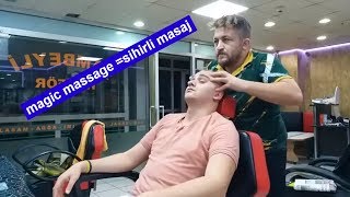 ASMR turkish sleep massage  headbodyarmface hard massage  uyutan kafa sırt kol berber masajı [upl. by Therron]