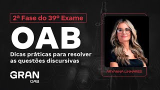 2ª Fase 39º Exame da OAB  Dicas práticas para resolver as questões discursivas [upl. by Aryas]