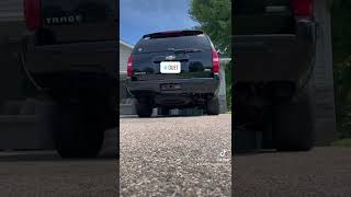 2007 Chevy Tahoe Z 71 Cherry bomb glass pack Start up idle rev [upl. by Obadias]