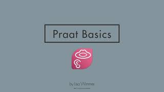 Praat zur Stimmanalyse in der LogopädieSprachtherapie  Teil 1 Basics [upl. by Anitsihc]