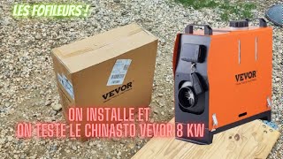 Installation dun chauffage diesel VEVOR 8 Kw [upl. by Anirrok785]