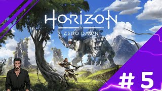 Fighting My First Sawtooth  Horizon Zero Dawn Part 5 [upl. by Amalbena]