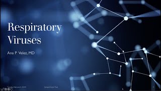 Overview of Respiratory Viruses  Ana Velez MD [upl. by Atter]