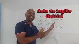 Aula de preposição em inglês [upl. by Korrie]