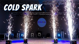 How To Use Cold Spark Machine  Indoor Sparklers Tips [upl. by Sorvats]