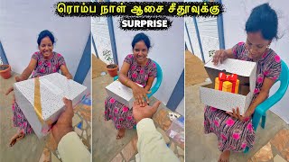 ரொம்ப நாள் ஆசை சீதூவுக்கு Surprise 🥰 Vinoth Seetha [upl. by Yrallih]