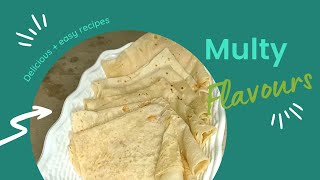 Rumali Roti With Special And Delicious Style  Easy and simple  Made with Multy Flavours [upl. by Analos]