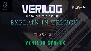 Verilog Syntex explain in telugu  half adder in data flow and procedural  verilog comments [upl. by Bledsoe]