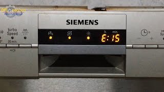 How To Fix The Siemens Dishwasher Error Code E15  Meaning Causes amp Solutions Recommended Fix [upl. by Warrick]