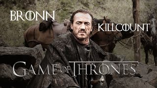 Game Of Thrones Bronn killcount Seasons I  VII [upl. by Annayk]