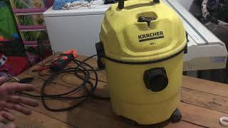 Como reparar aspiradora marca karcher modelo WD 1 que no hace nada no enciende sin gastar [upl. by Aiduan]