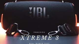 JBL XTREME 3 BLUETOOTH SPEAKER  4K UNBOXING AND TEST [upl. by Atig88]