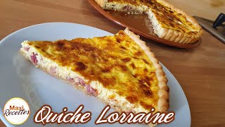 Recette Quiche Lorraine Facile et Rapide [upl. by Calvert640]